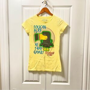 David & Goliath  Rainforest Cafe Toucan Graphic Tee Yellow - M